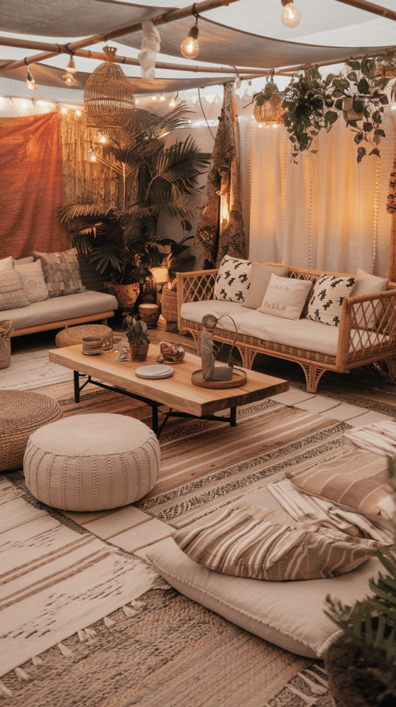 Boho Living Room Ideas (12)