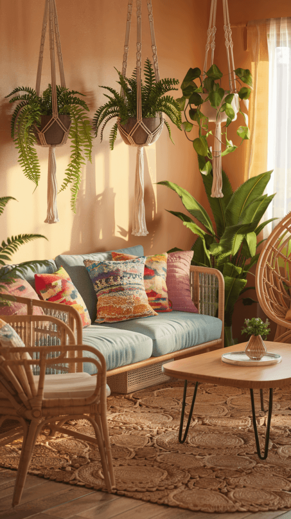 Boho Living Room Ideas (17)