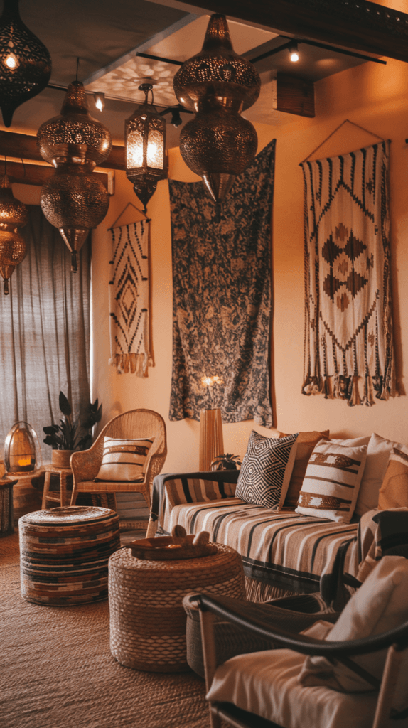 Boho Living Room Ideas (28)