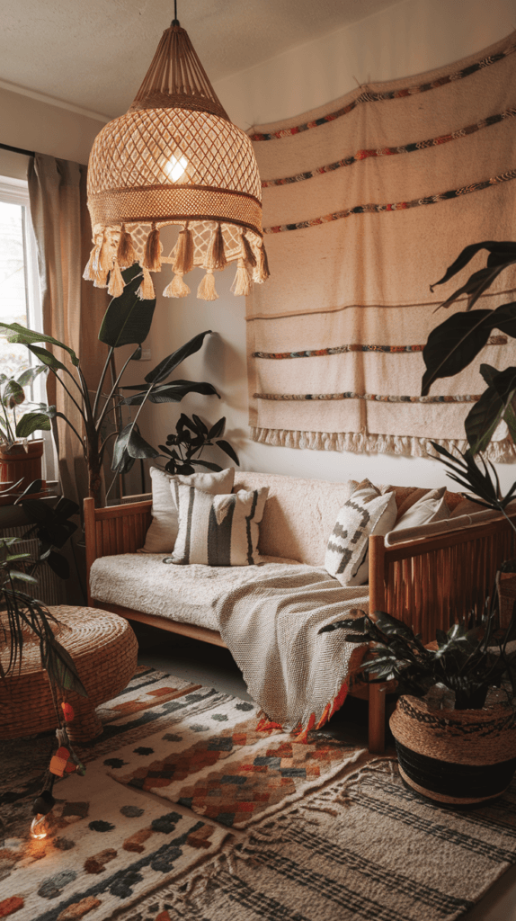 Boho Living Room Ideas (41)