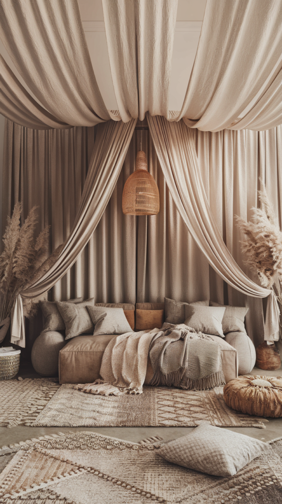 Boho Living Room Ideas (57)
