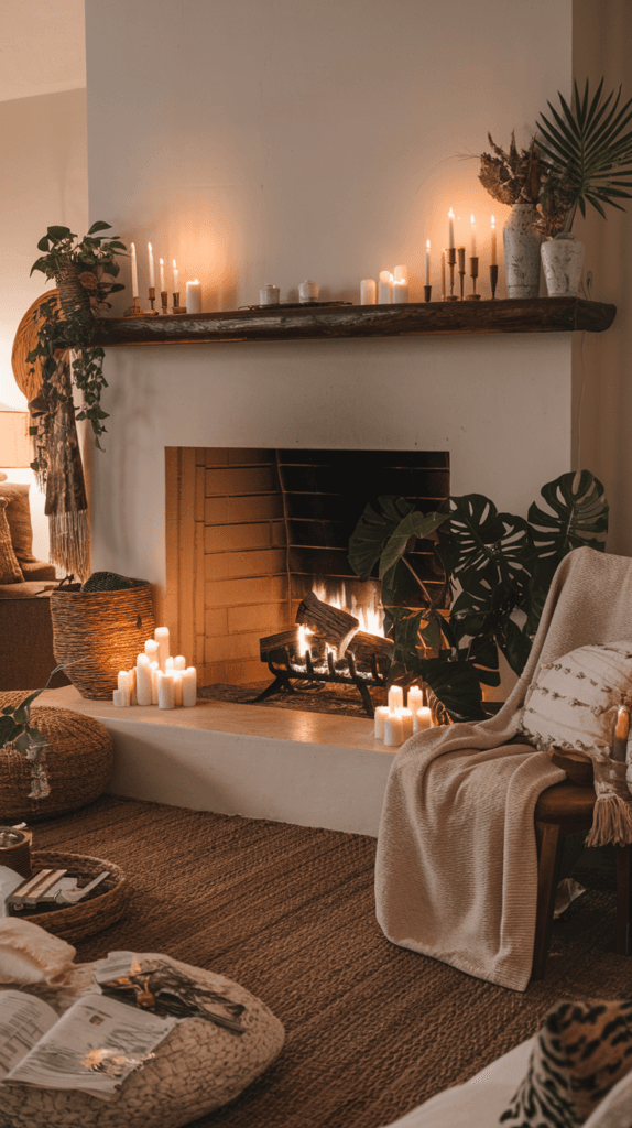 Boho Living Room Ideas (68)