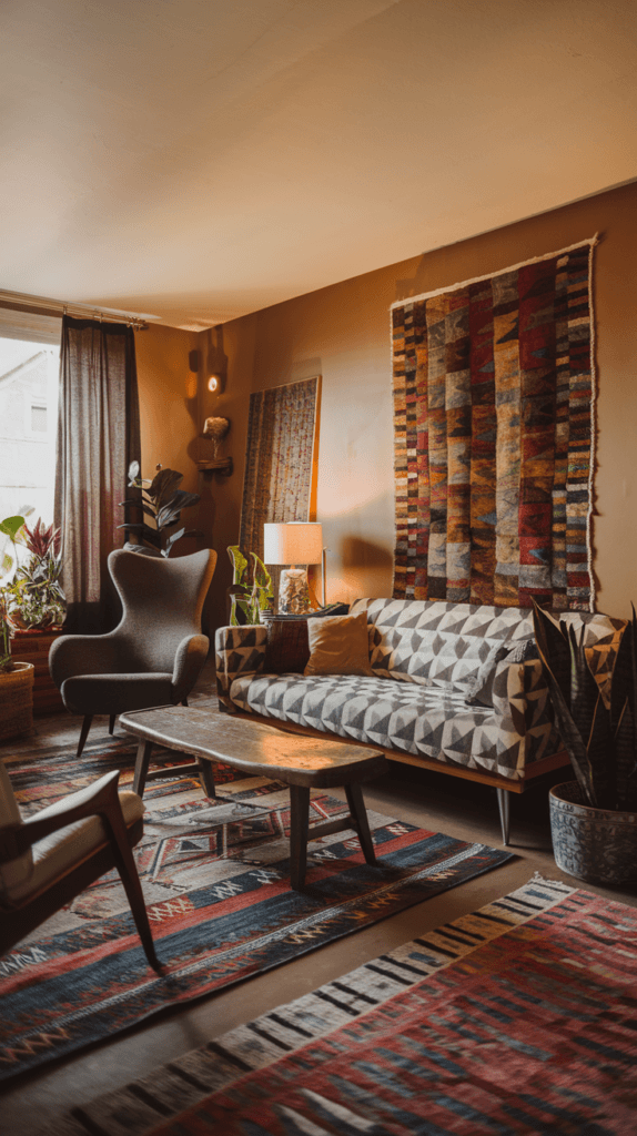 Boho Living Room Ideas (72)